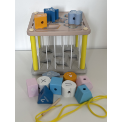 Drewniany Sorter- kostka...